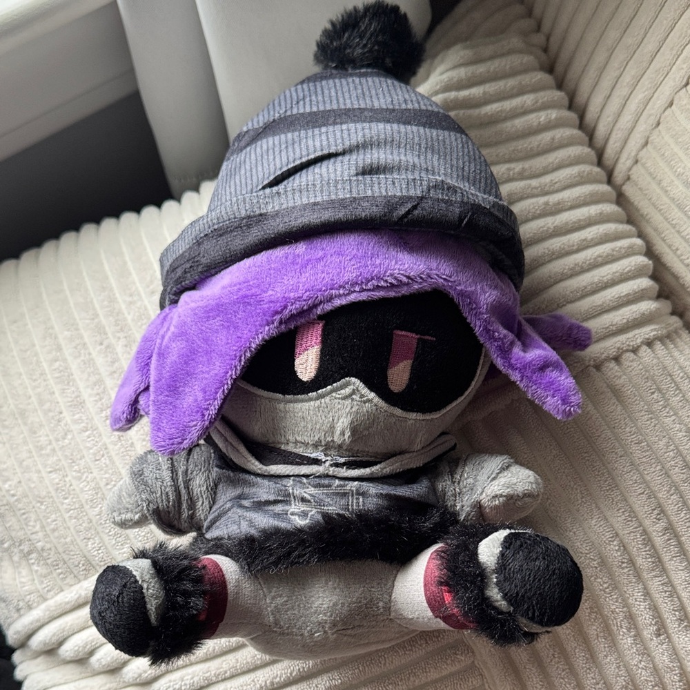 Uzi plushie, character from Murder Drones